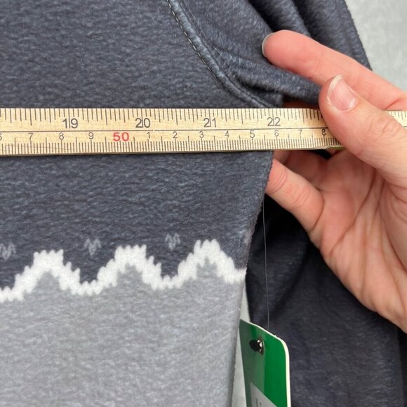 Tipsy Elves Moose Jumpsuit Size M Black Gray One Piece Lounger Zip Up Hood NEW - Picture 12 of 15